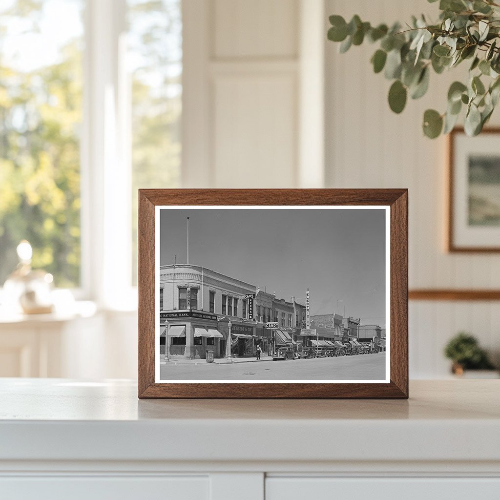 Montrose Colorado Main Street September 1940 Black and White