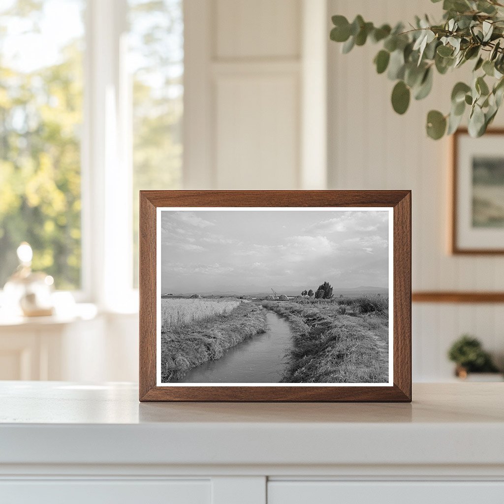 Irrigation Ditch to Farm in Montrose Colorado 1940