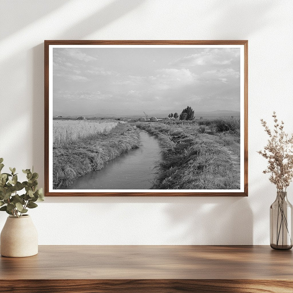Irrigation Ditch to Farm in Montrose Colorado 1940