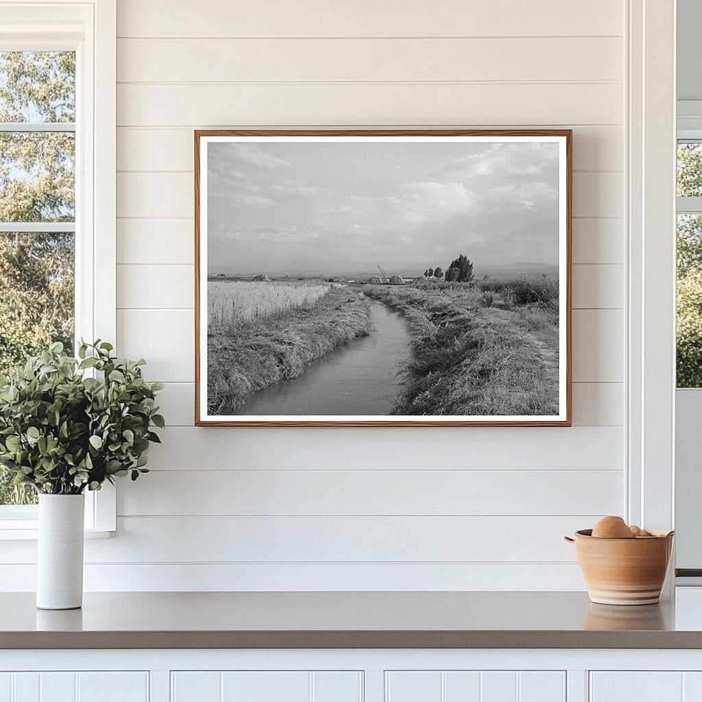 Irrigation Ditch to Farm in Montrose Colorado 1940