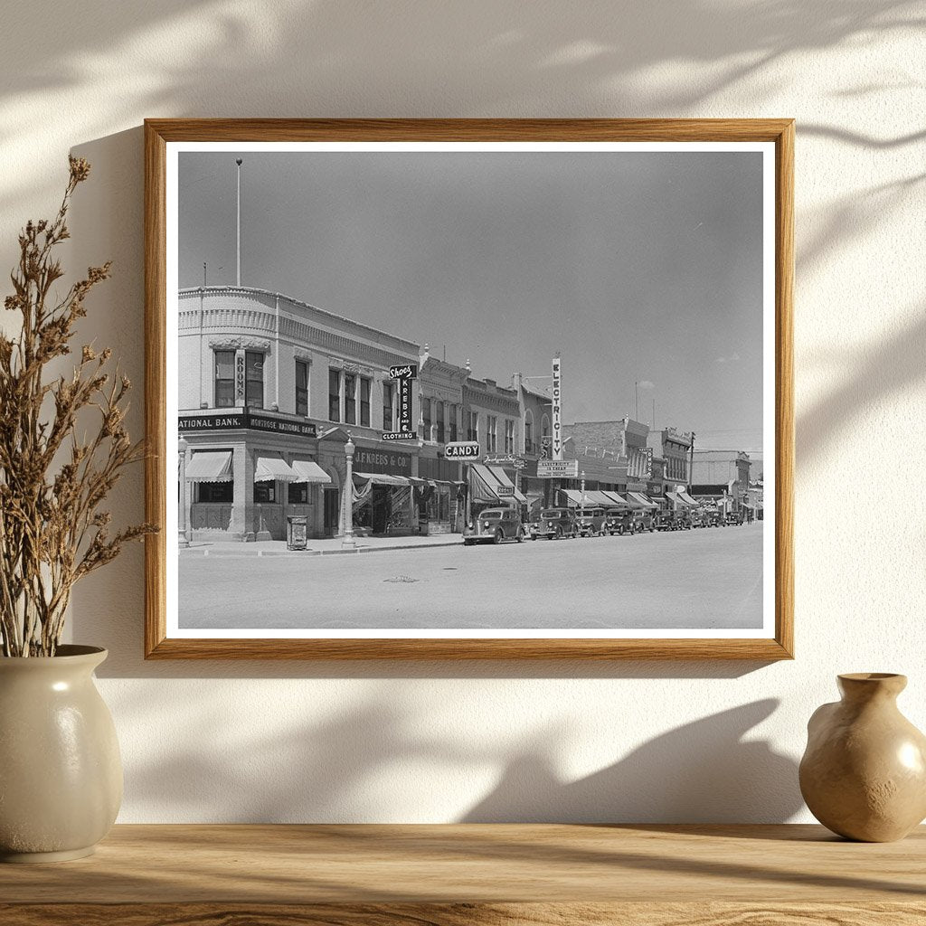 Montrose Colorado Main Street Scene September 1940