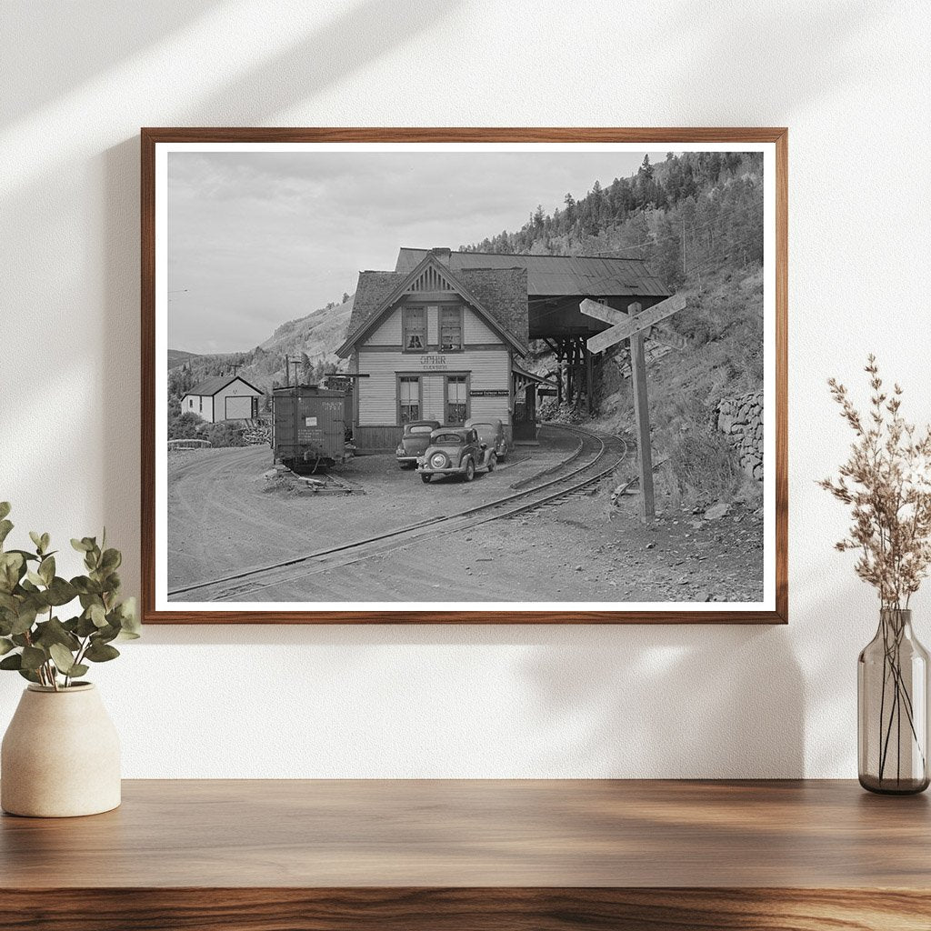 Ophir Colorado Railway Station September 1940 Image
