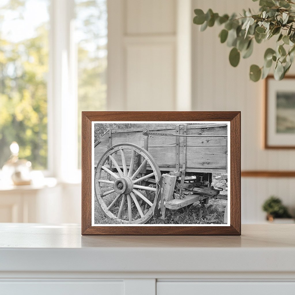 Wooden Ore Wagon Telluride Colorado 1940