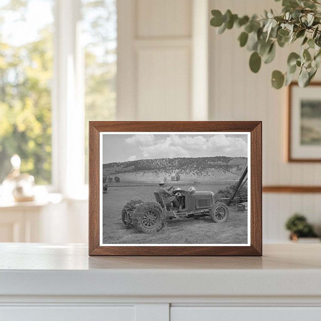 Homemade Tractor from Lincoln Car Ouray County 1940