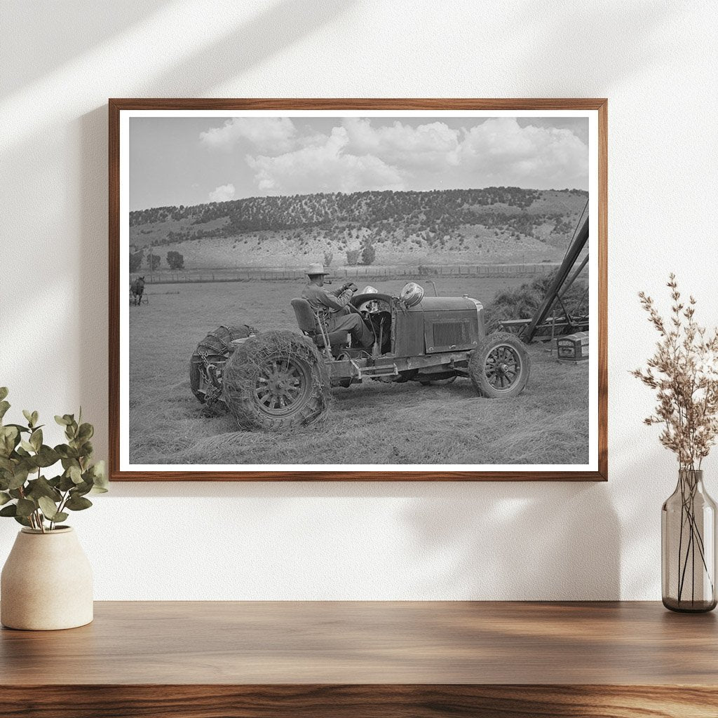 Homemade Tractor from Lincoln Car Ouray County 1940