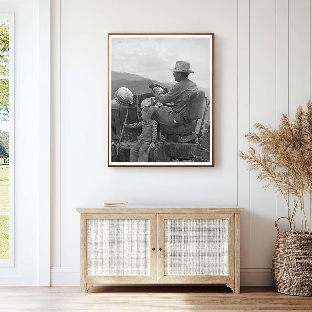 Farmer and Son in Ouray County Colorado 1940