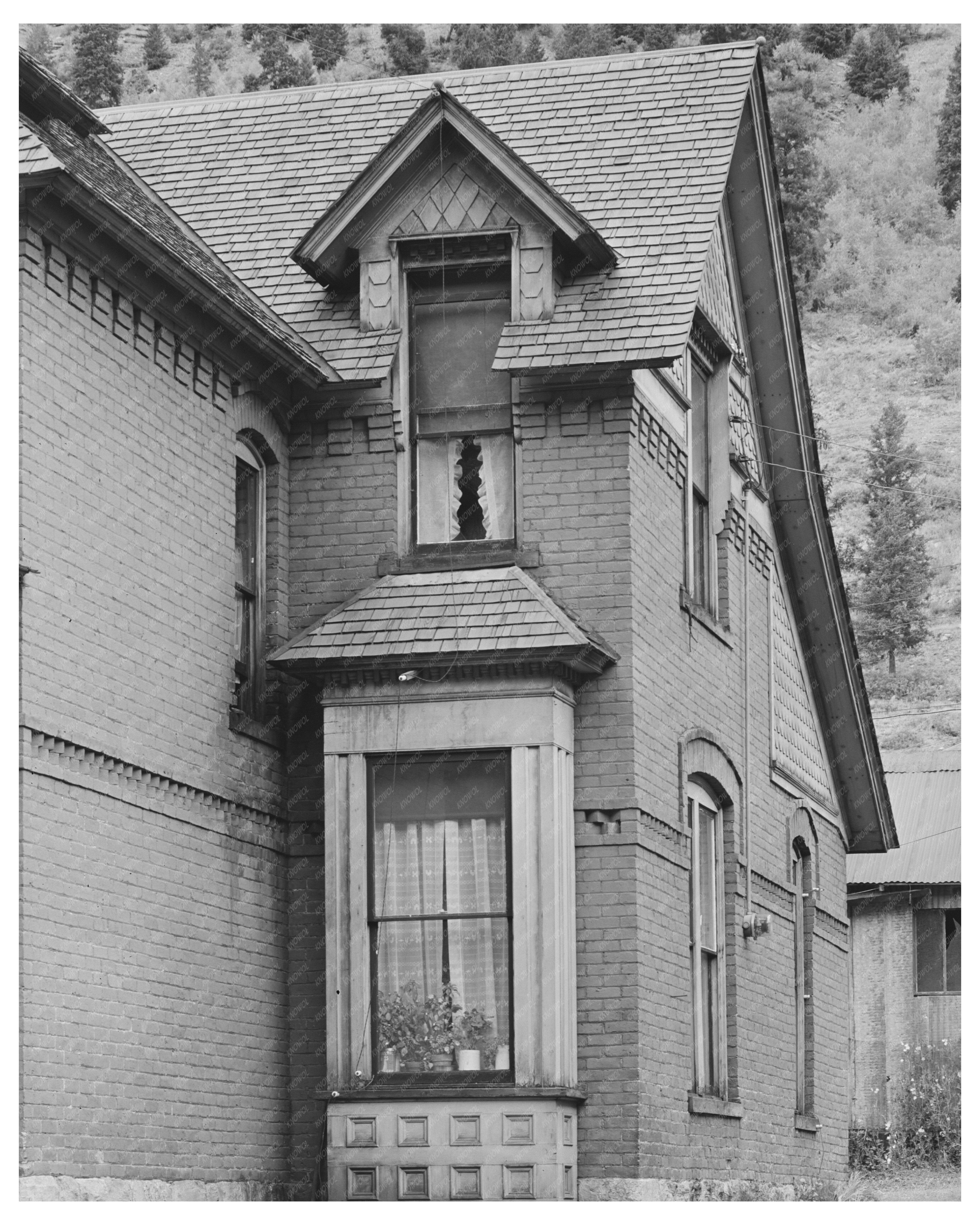 Historic Residence Detail in Telluride Colorado 1940