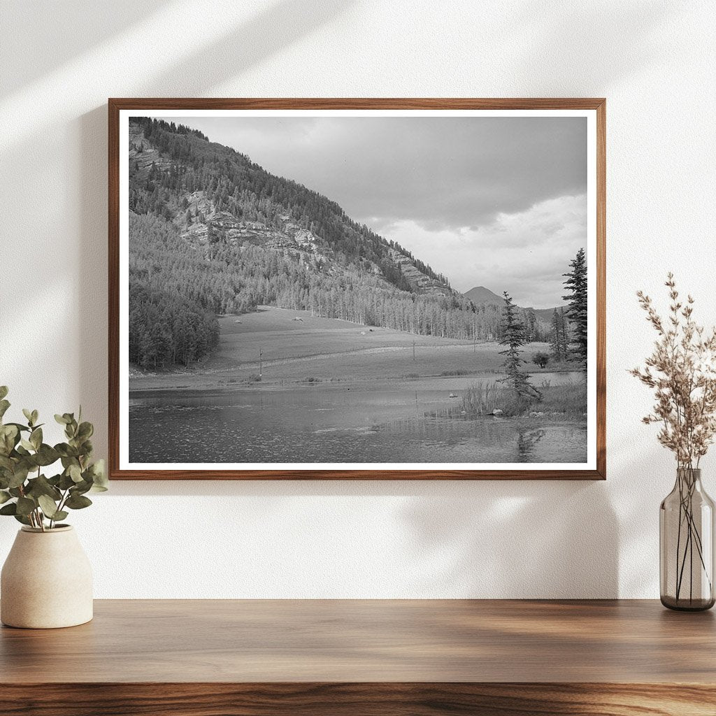 Mountain Lake and Meadows La Plata County Colorado 1940