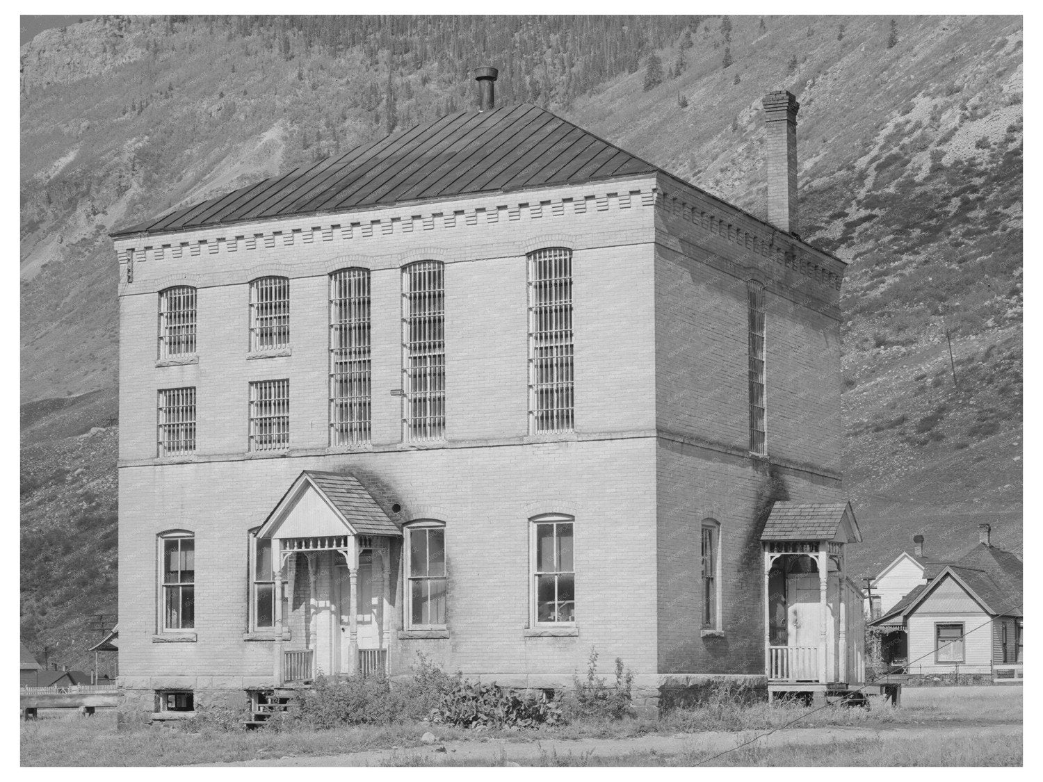 Silverton Colorado Jail Historical Photo September 1940