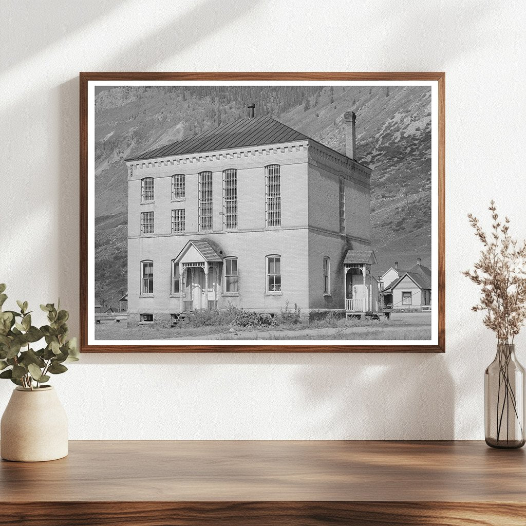 Silverton Colorado Jail Historical Photo September 1940