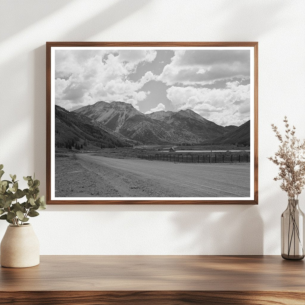 Red Mountain View from Million Dollar Highway 1940