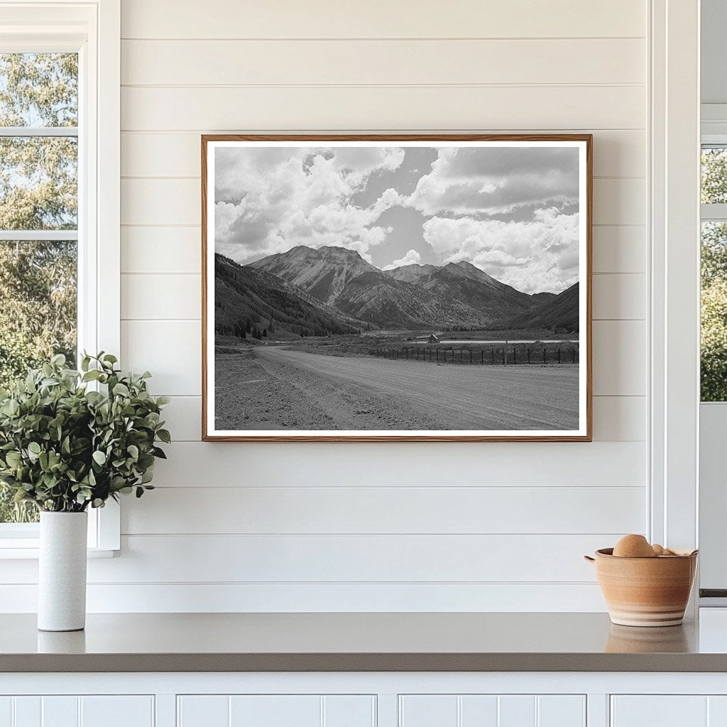 Red Mountain View from Million Dollar Highway 1940