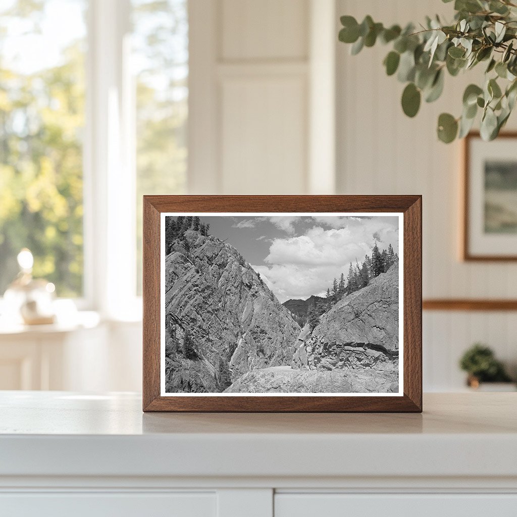 Million Dollar Highway Ouray County Colorado 1940 Image