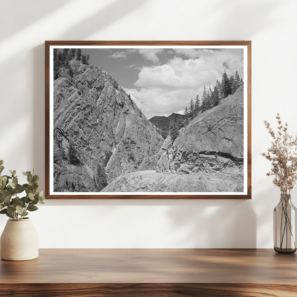 Million Dollar Highway Ouray County Colorado 1940 Image
