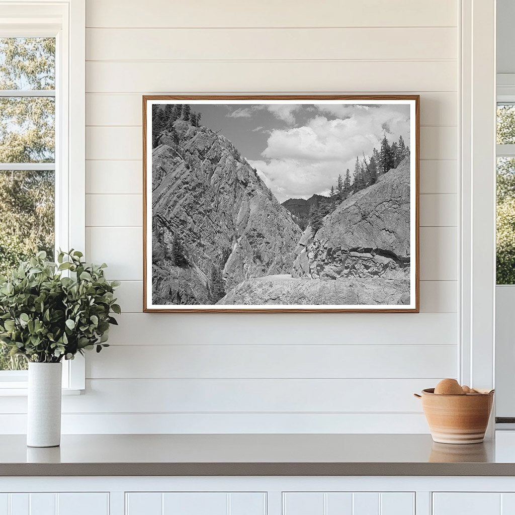 Million Dollar Highway Ouray County Colorado 1940 Image