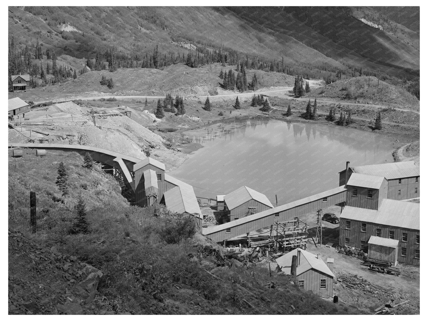 Gold Mill in San Juan County Colorado September 1940