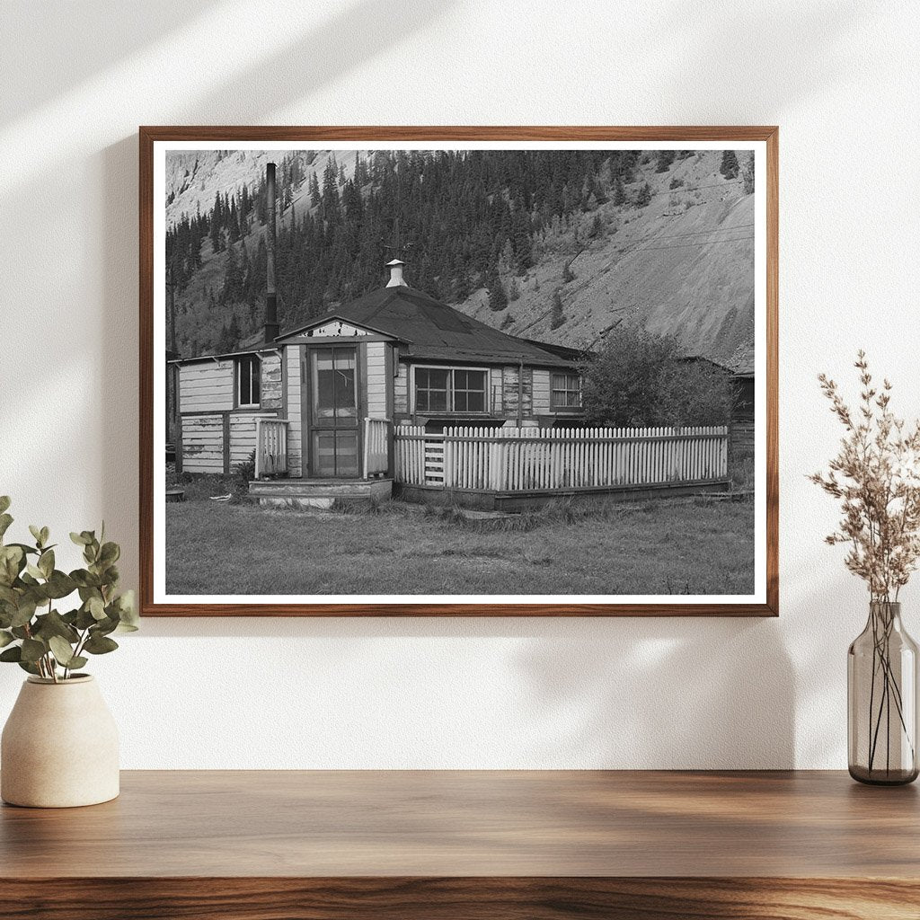 Abandoned Gold Miners House Eureka Colorado 1940