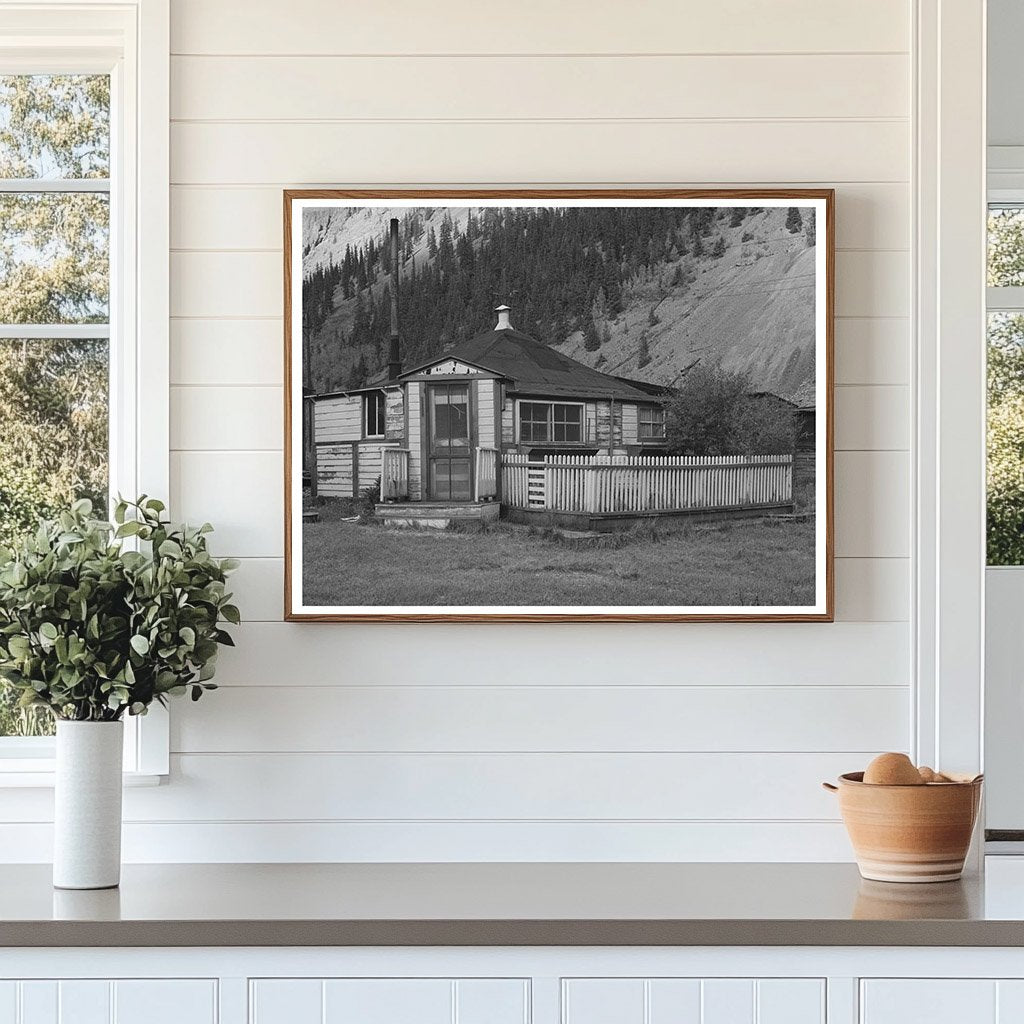 Abandoned Gold Miners House Eureka Colorado 1940