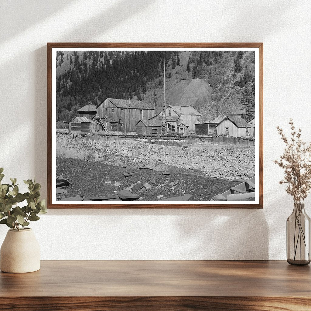 Eureka Colorado mining town backyards September 1940