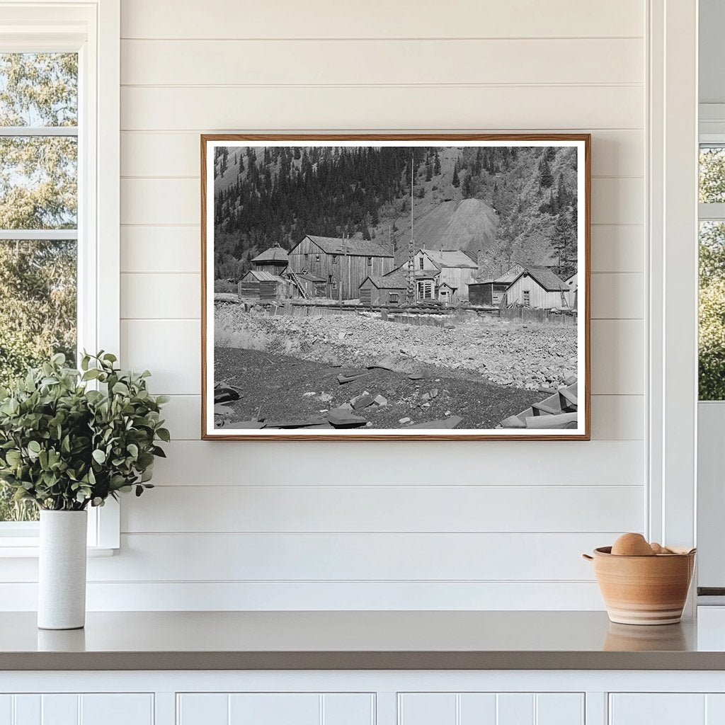 Eureka Colorado mining town backyards September 1940