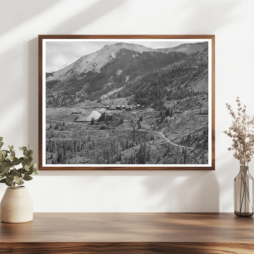 Abandoned Mines and Mills near Red Mountain 1940
