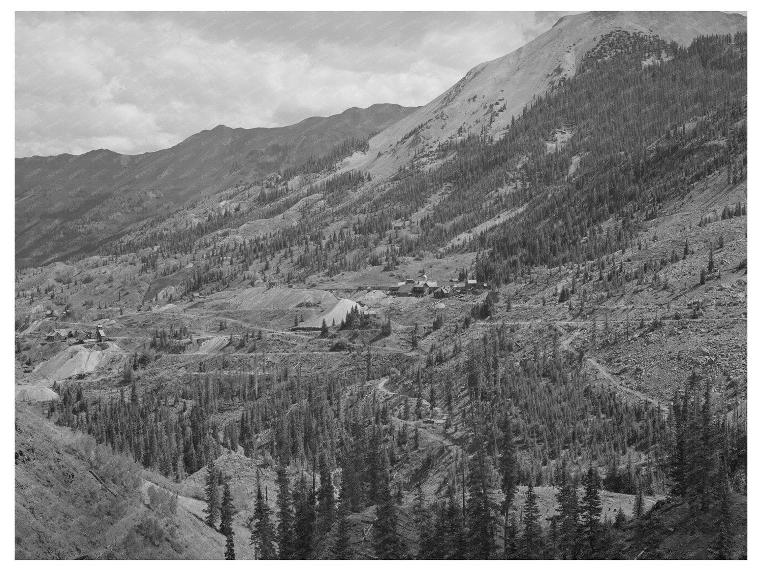 Abandoned Mines and Mills in San Juan County Colorado 1940