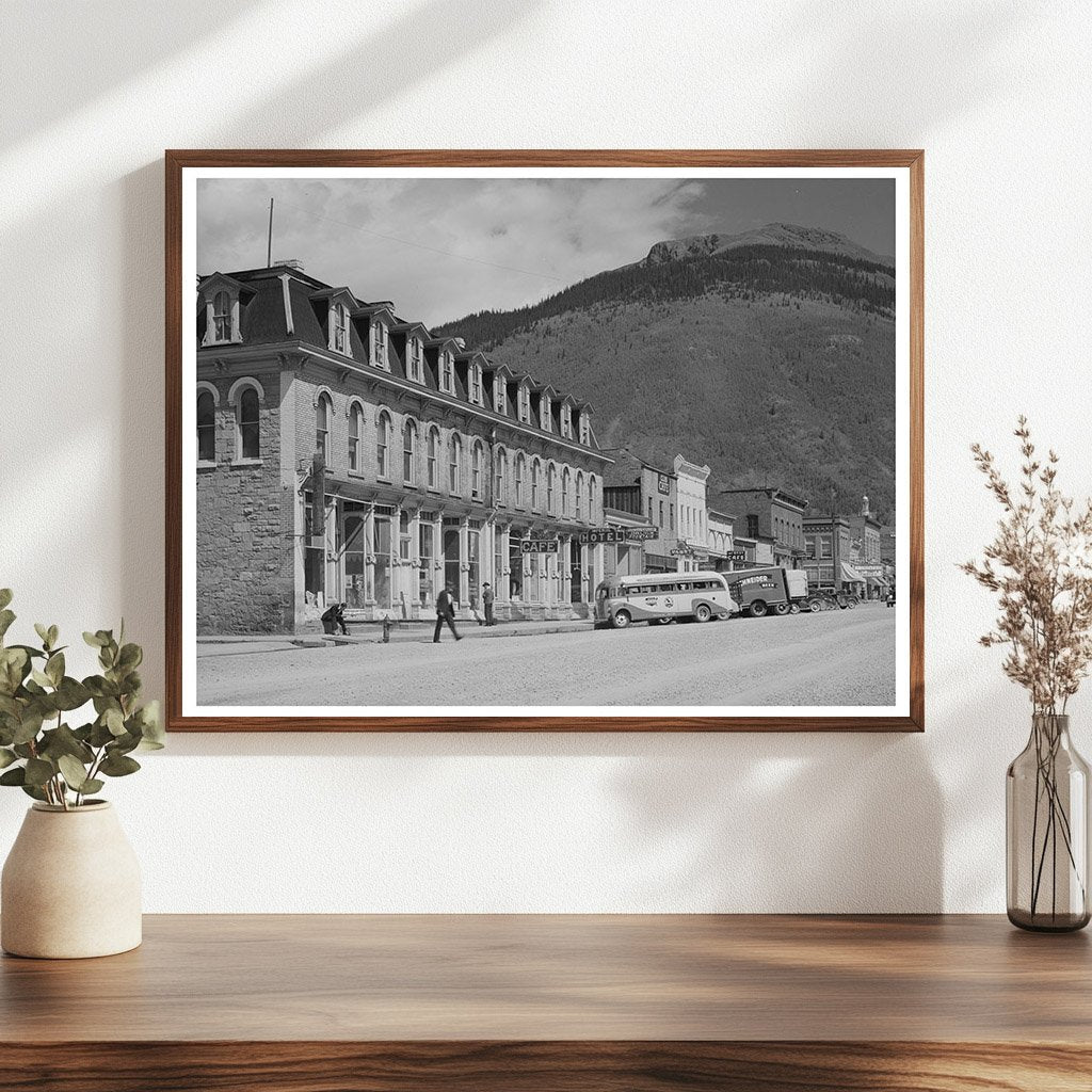 Silverton Colorado Main Street September 1940 Photo
