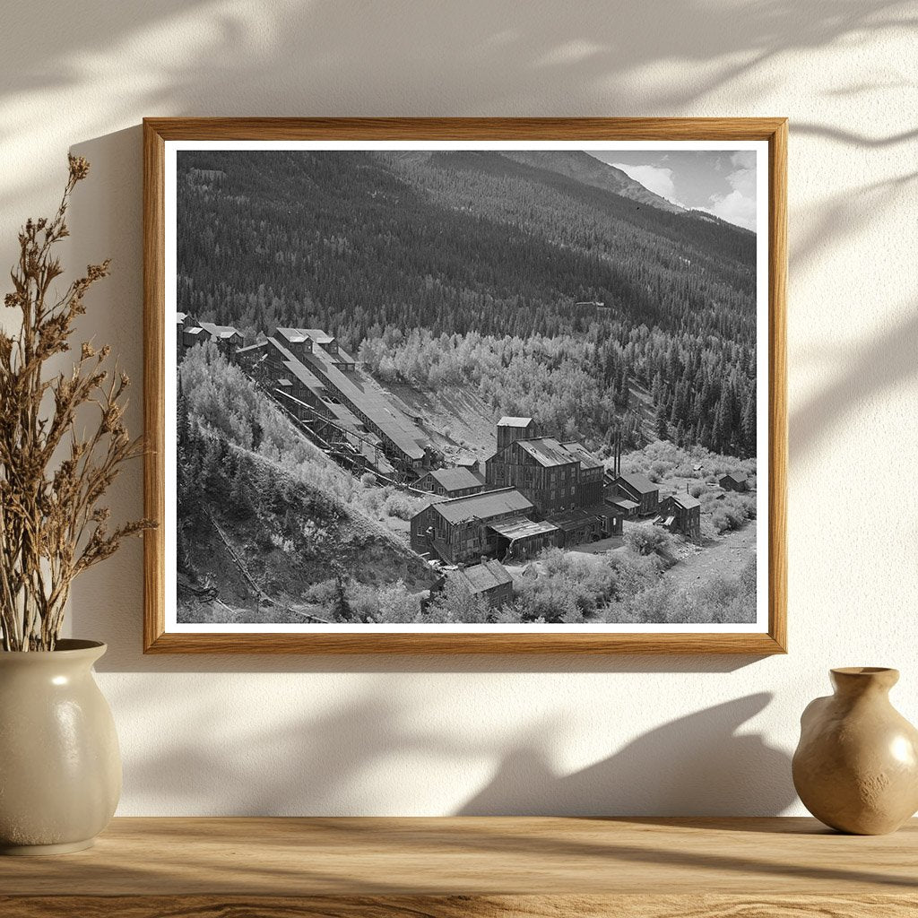Abandoned Mill in Silverton Colorado September 1940