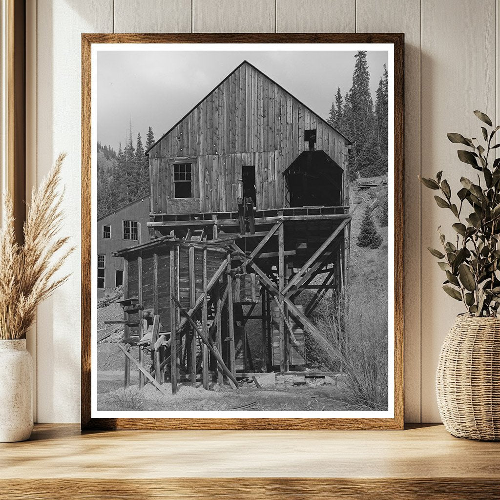 Abandoned Gold Mill San Juan County Colorado 1940