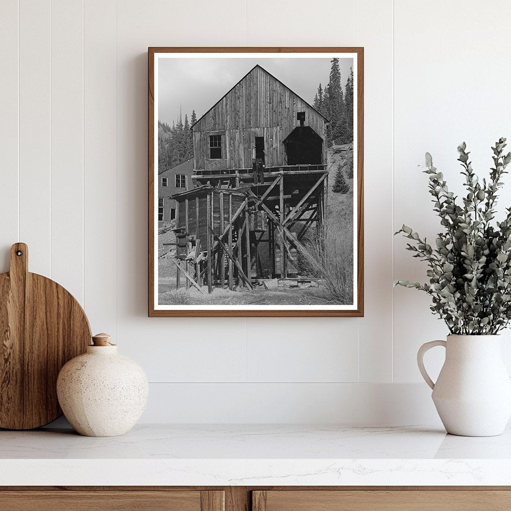 Abandoned Gold Mill San Juan County Colorado 1940