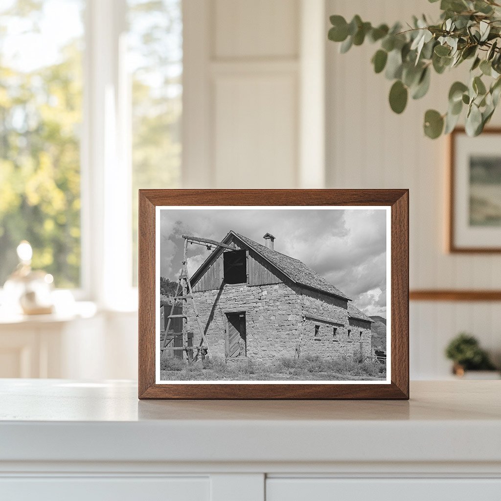 Historic Brick Barn La Plata County Colorado September 1940