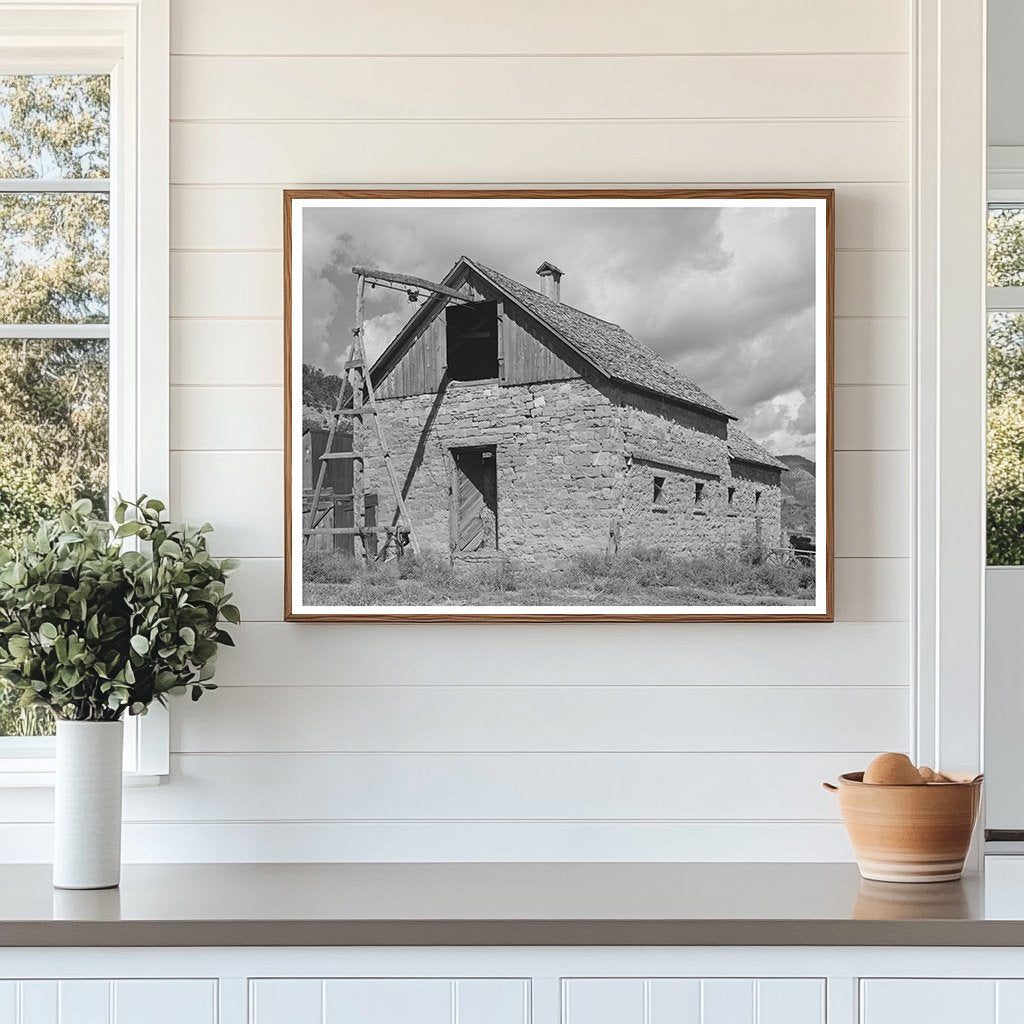 Historic Brick Barn La Plata County Colorado September 1940