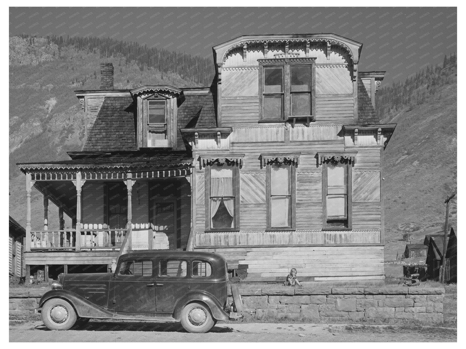 Historic House in Silverton Colorado September 1940