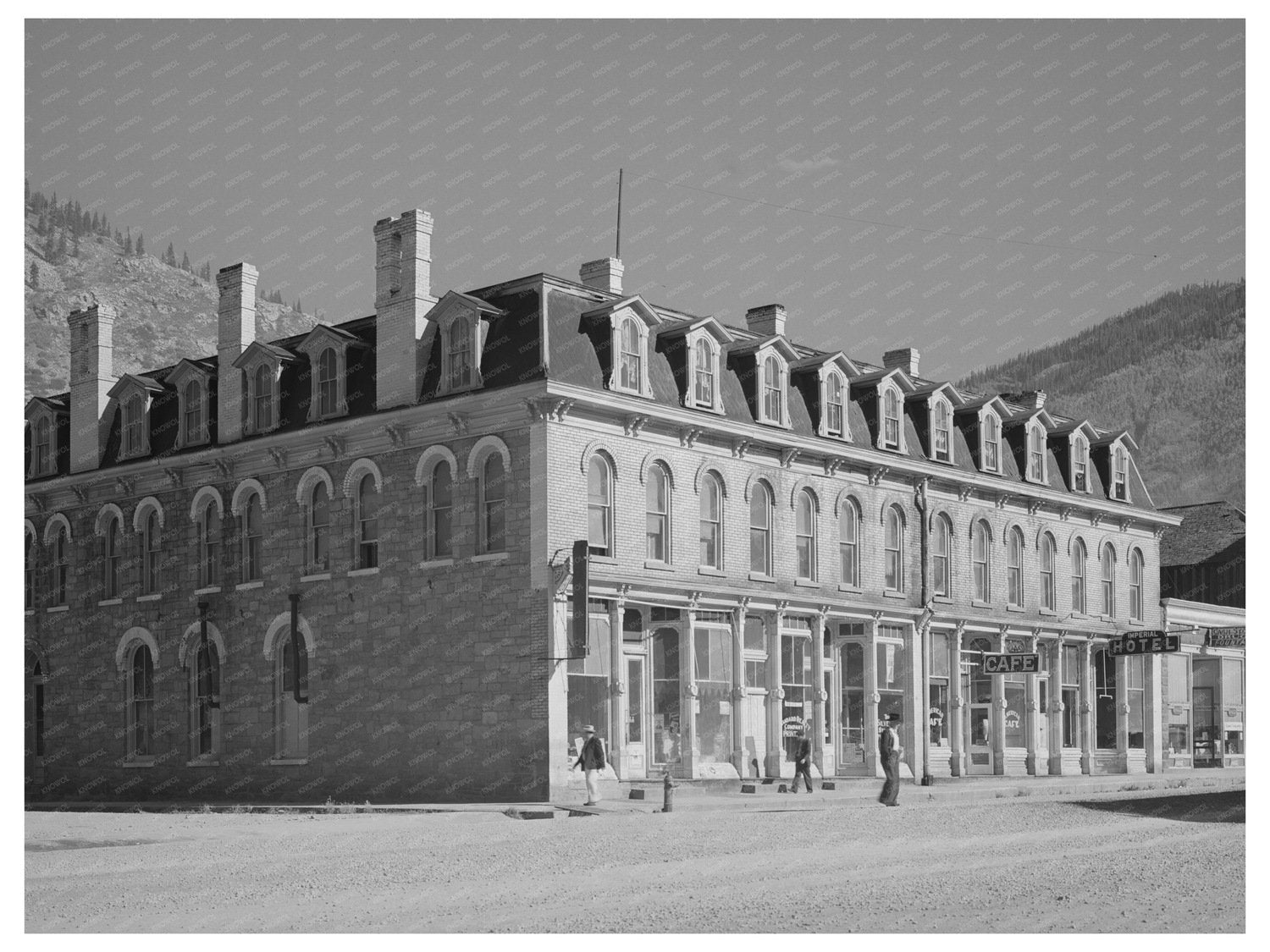 Old Imperial Hotel Silverton Colorado September 1940