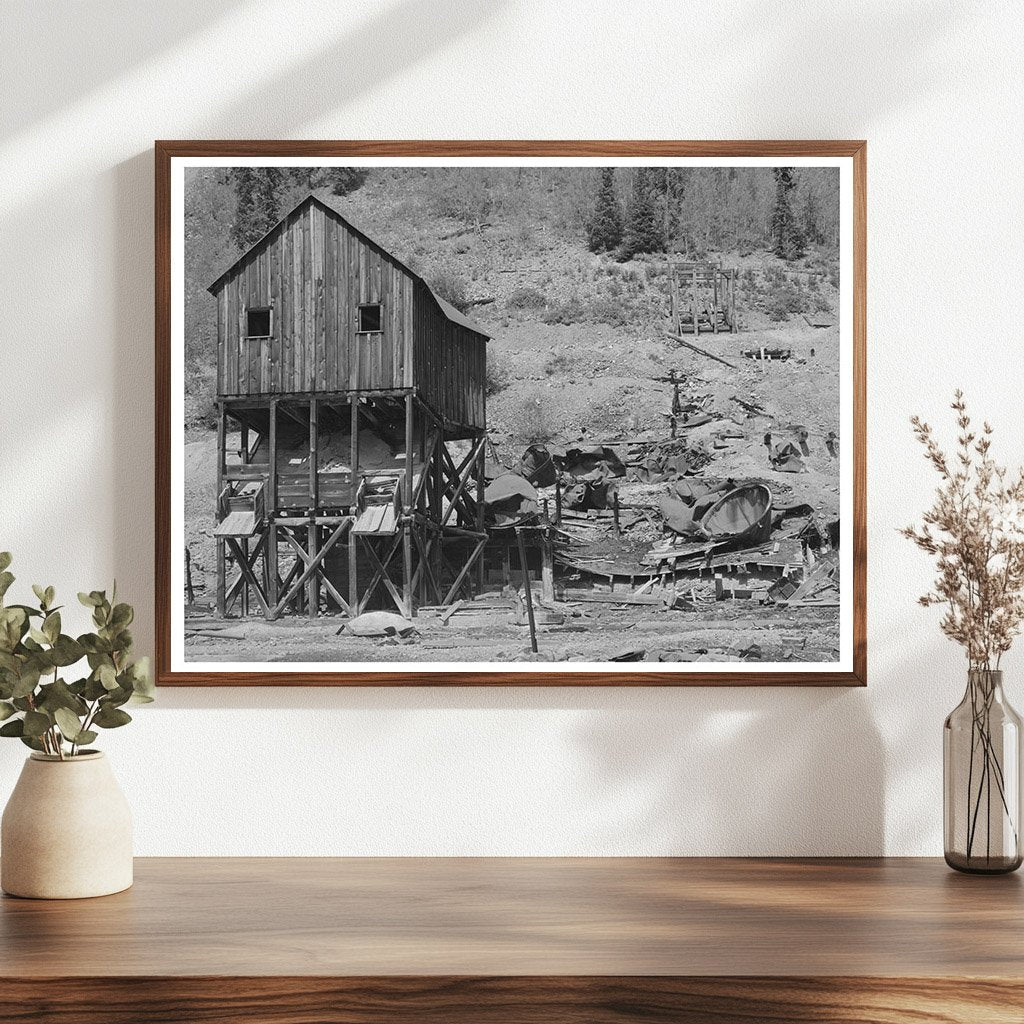 Abandoned Gold Mine Mill San Juan County Colorado 1940