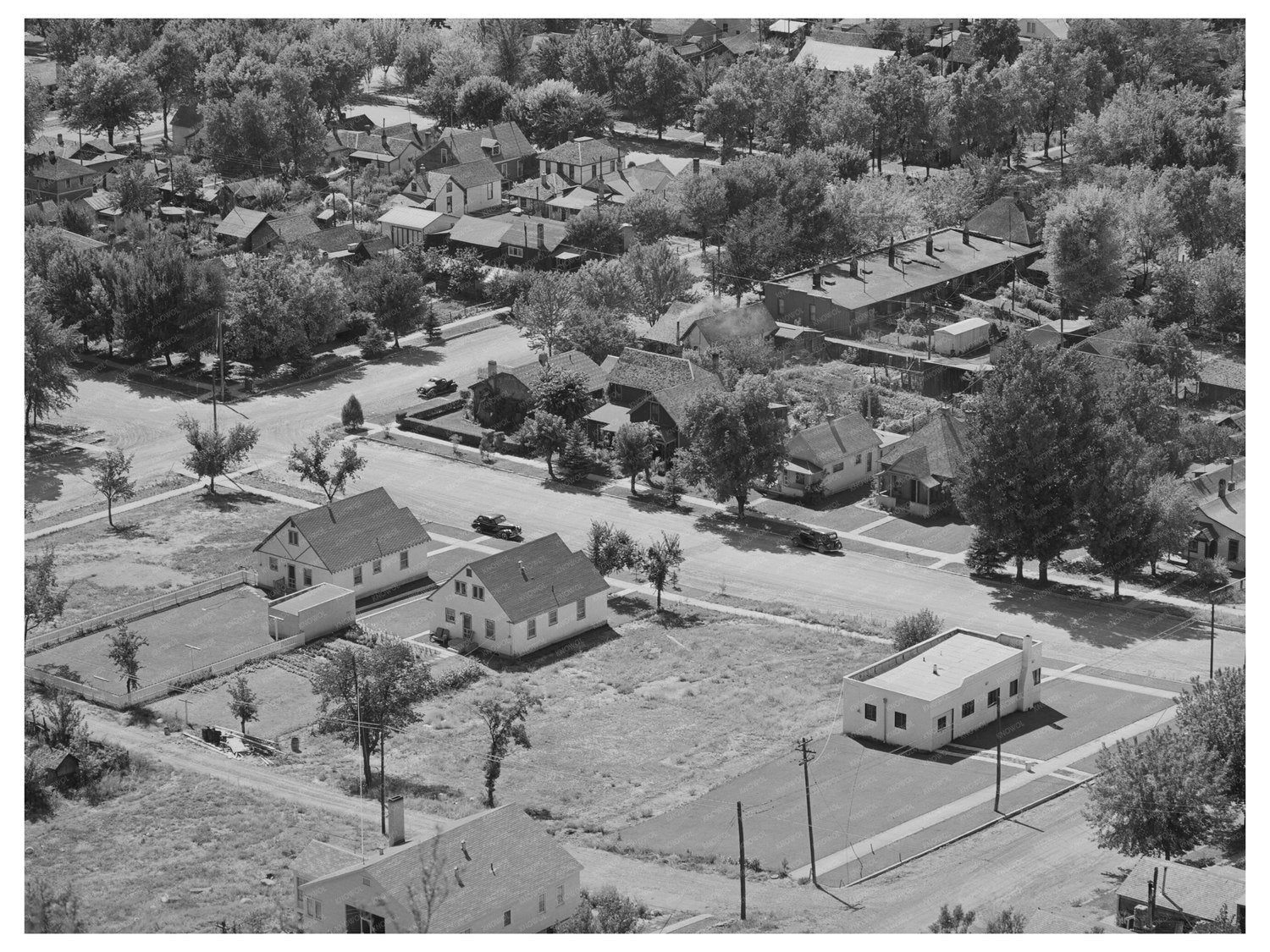 Residential District in Durango Colorado September 1940
