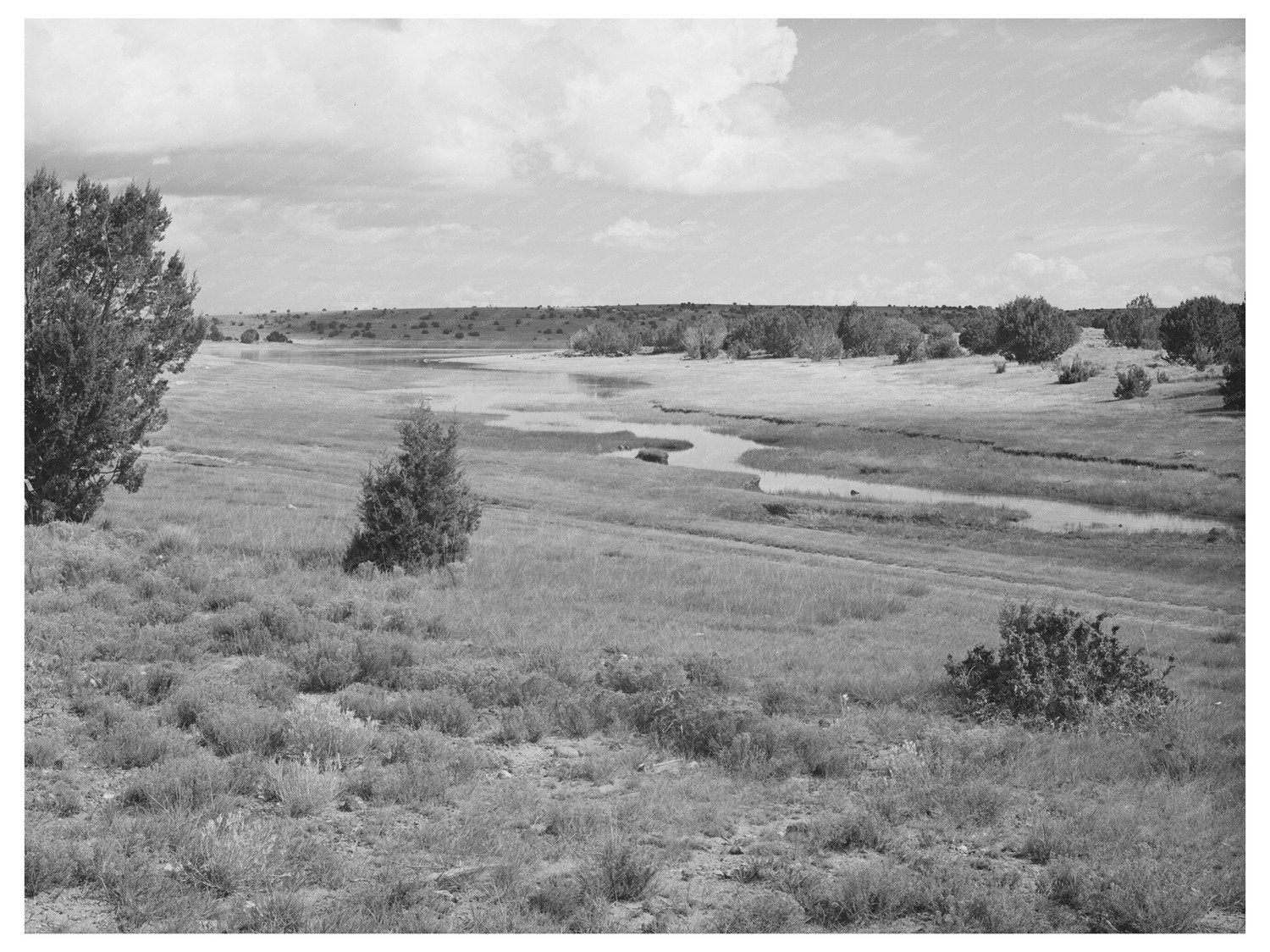 Concho Arizona Reservoir and Dam September 1940