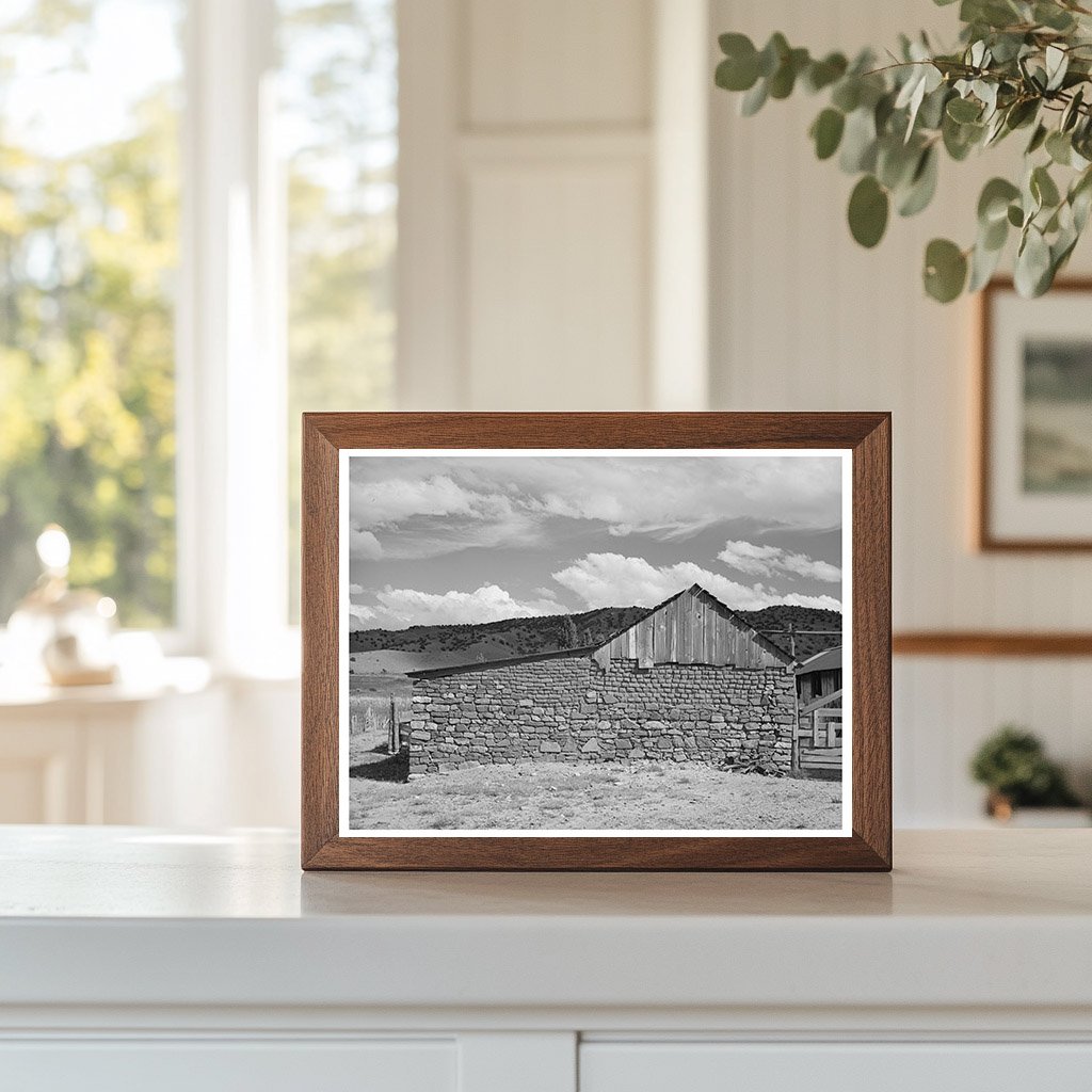 Stone Barn in Concho Arizona October 1940 FSA Collection