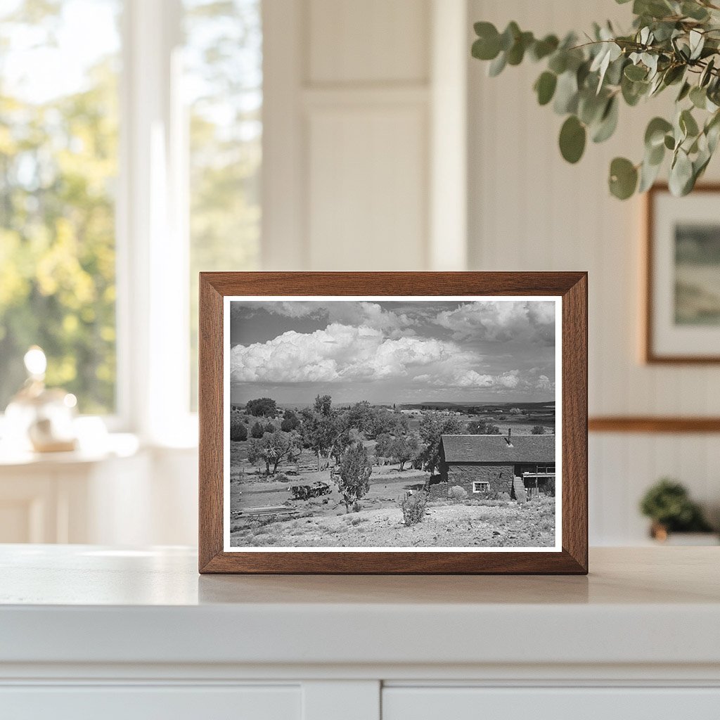 Concho Arizona Farmstead October 1940 Historical Image