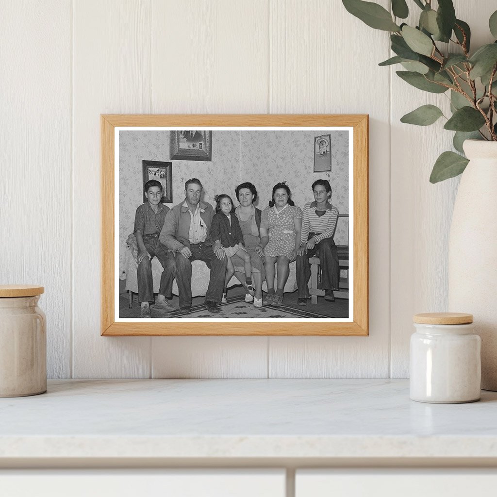 Vintage Family Photo Concho Arizona October 1940