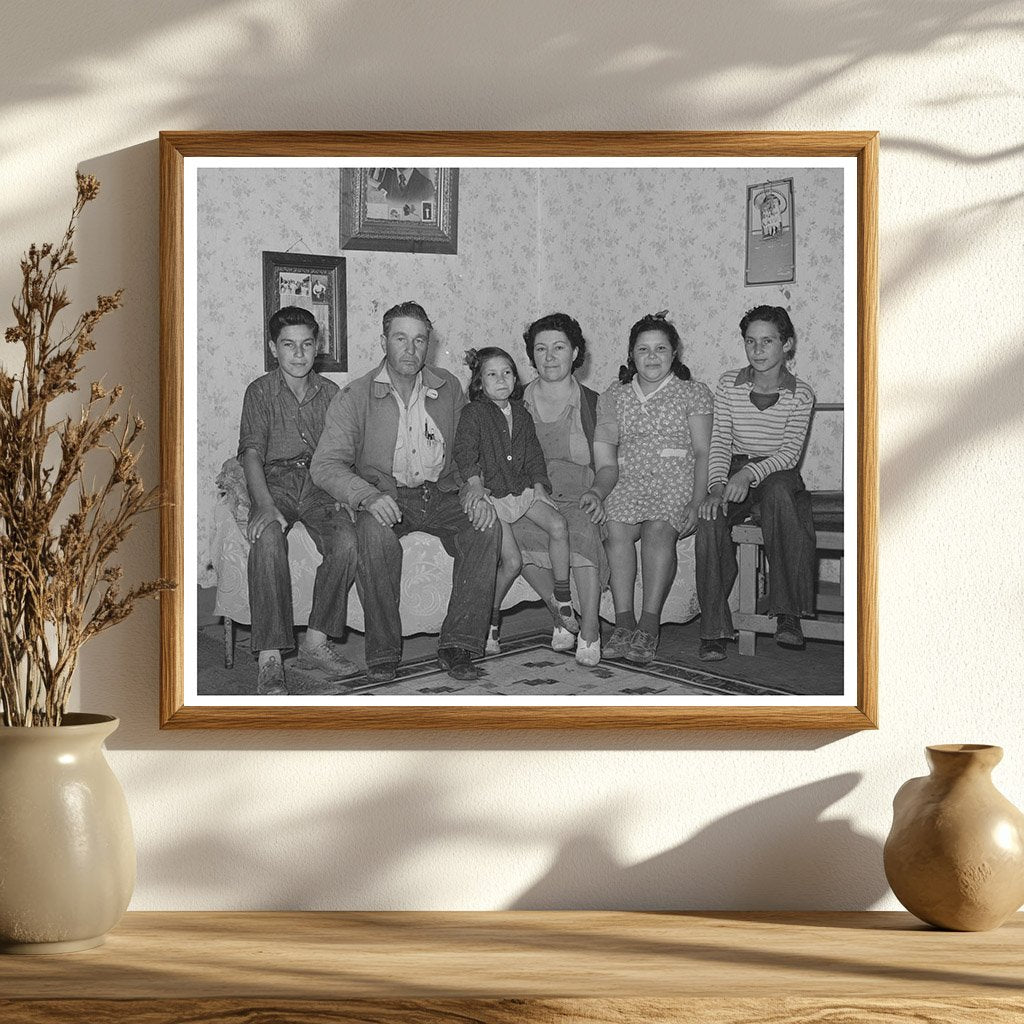 Vintage Family Photo Concho Arizona October 1940