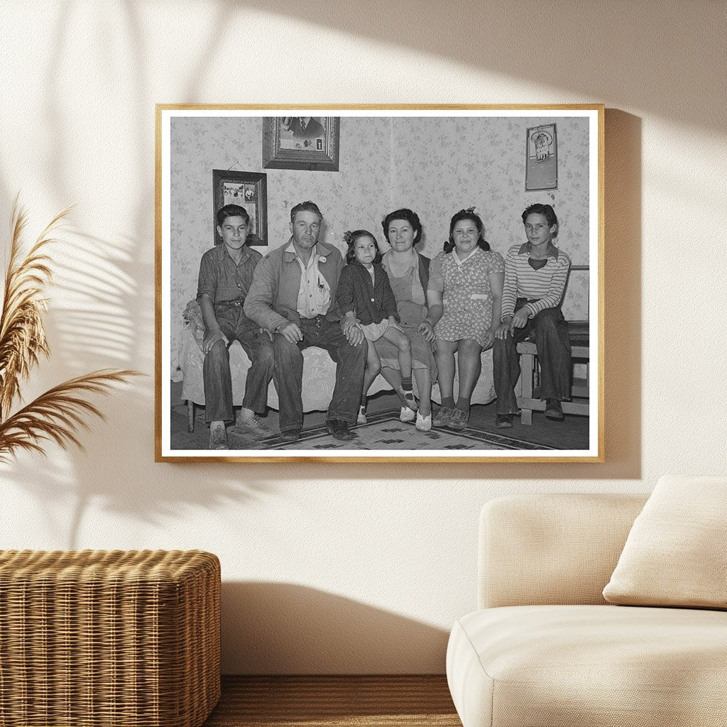 Vintage Family Photo Concho Arizona October 1940