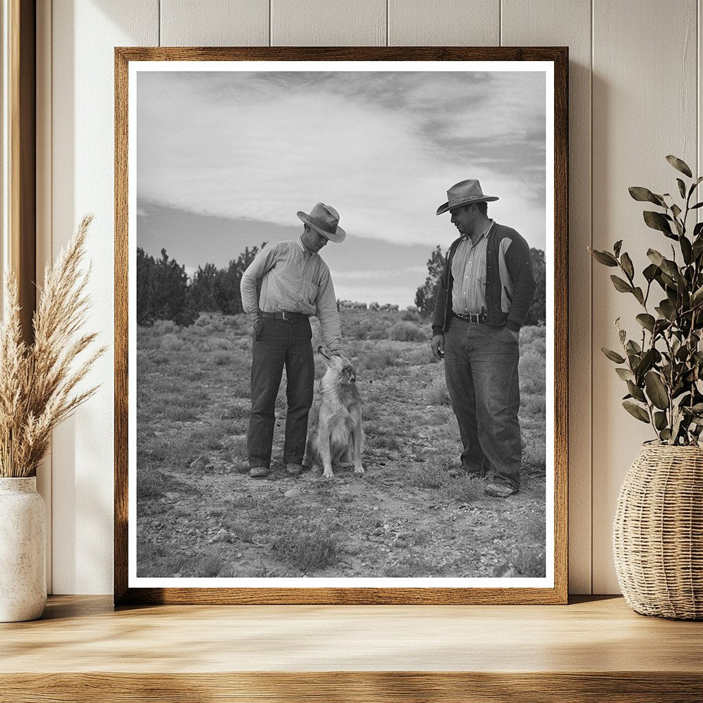 Candelaria Brothers Sheepherders Concho Arizona 1940