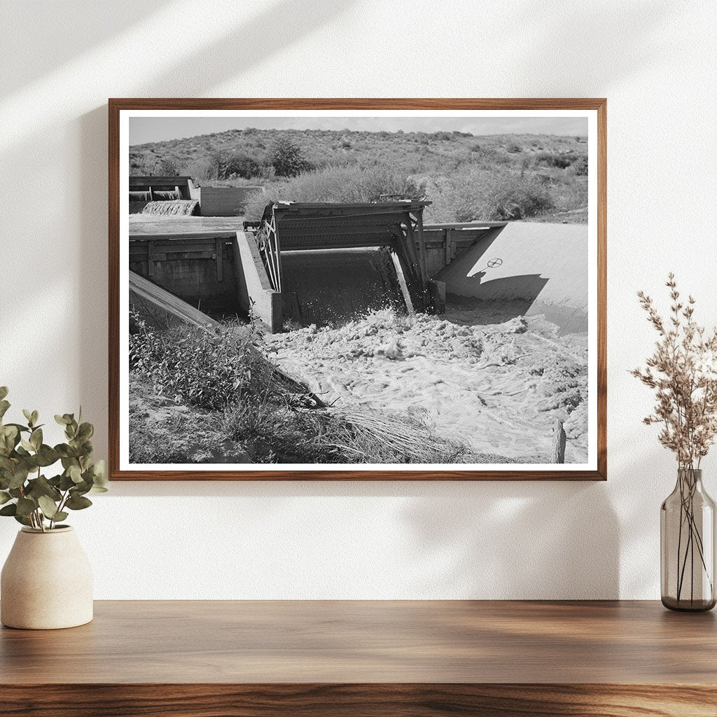 Irrigation Gate Canal Bernalillo County New Mexico 1940