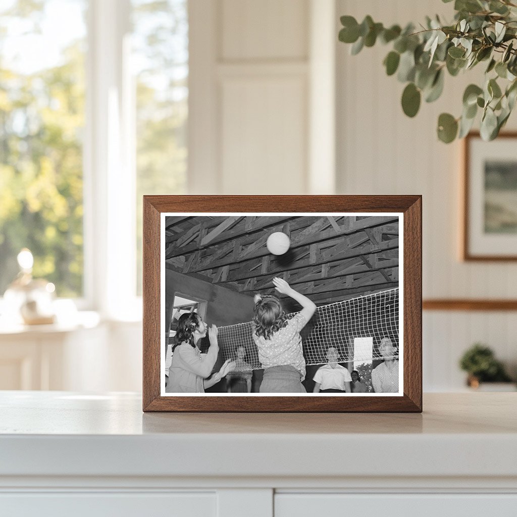 Volleyball Game at School in Concho Arizona October 1940