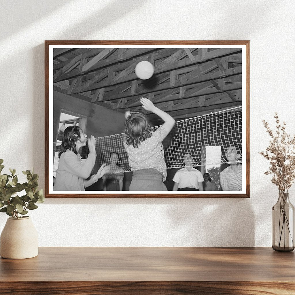 Volleyball Game at School in Concho Arizona October 1940