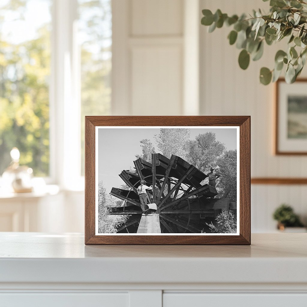 Cooperative Waterwheel for Irrigation Mohave County 1940