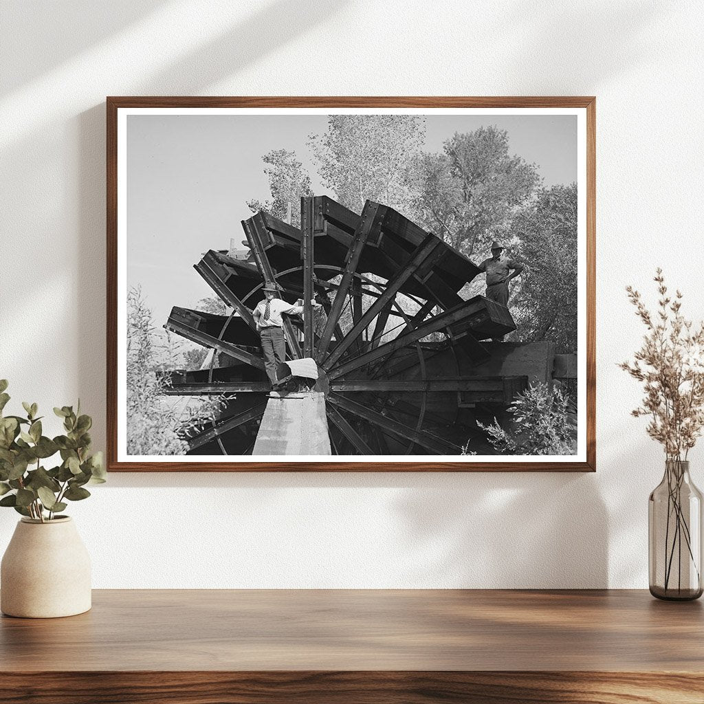 Cooperative Waterwheel for Irrigation Mohave County 1940
