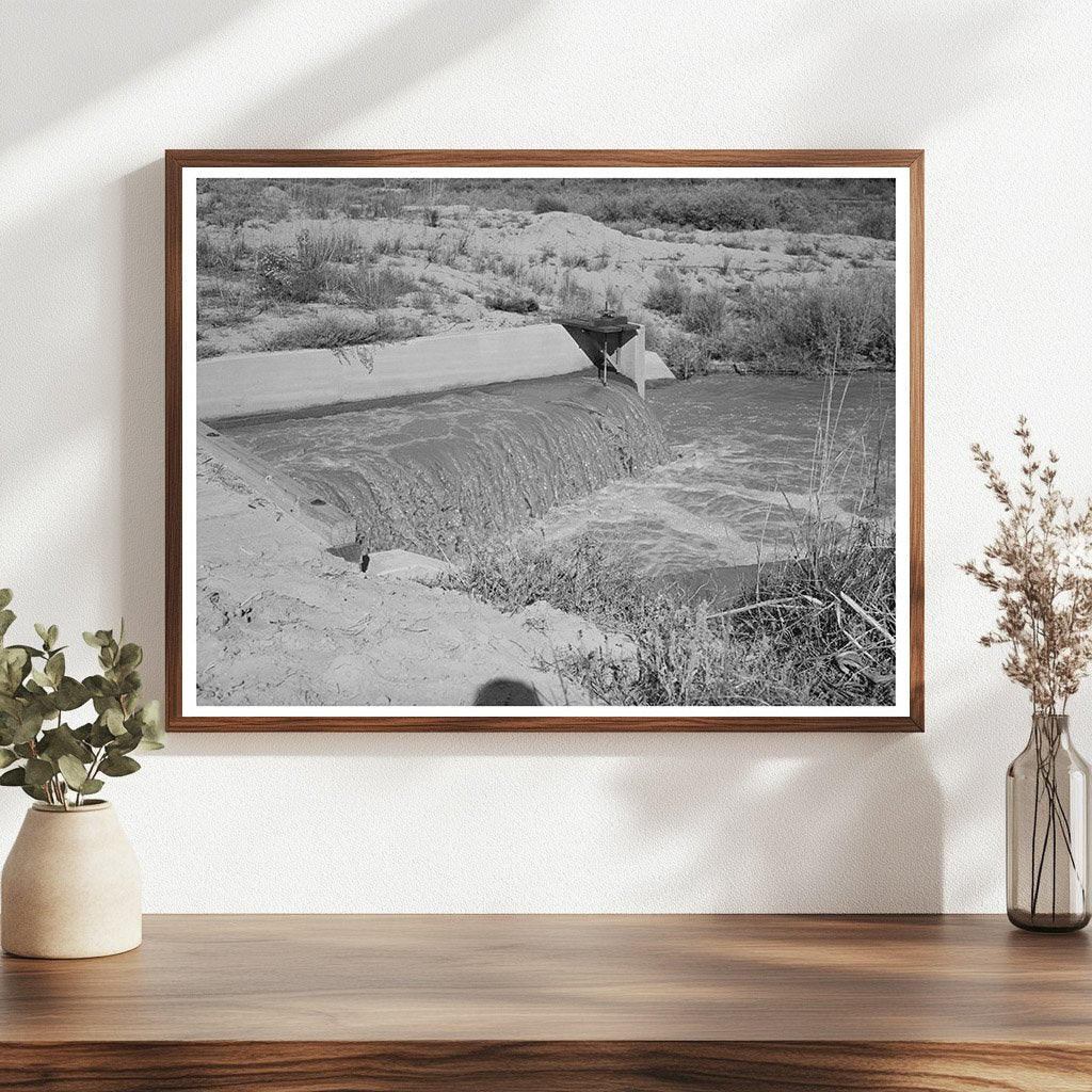 Irrigation Canal in Bernalillo County New Mexico 1940