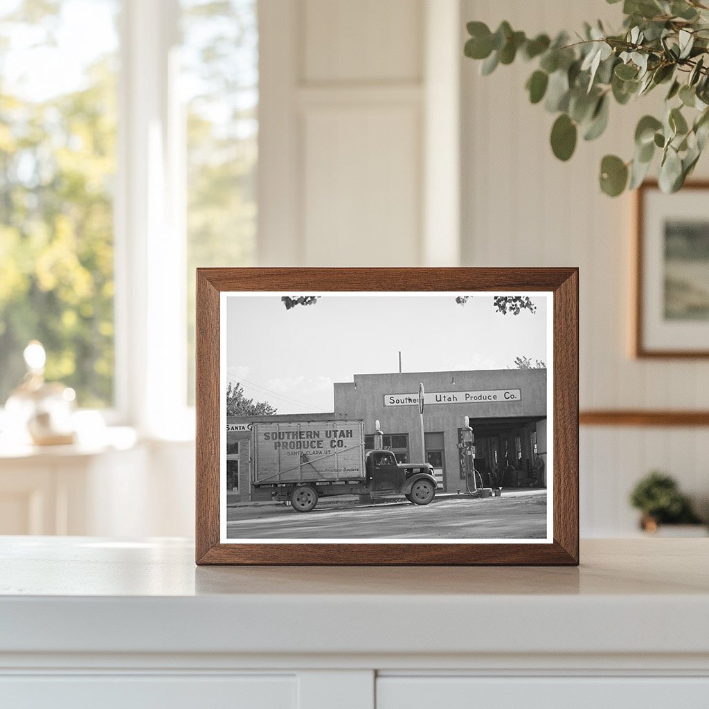 Santa Clara Utah Produce Warehouse October 1940 Photo
